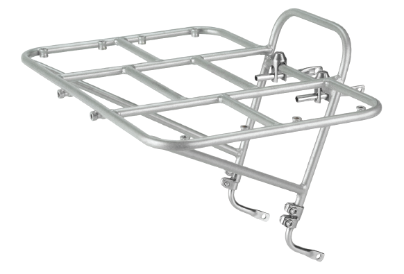 Surly 24-Pack Rack - silver - left side angled view - white background