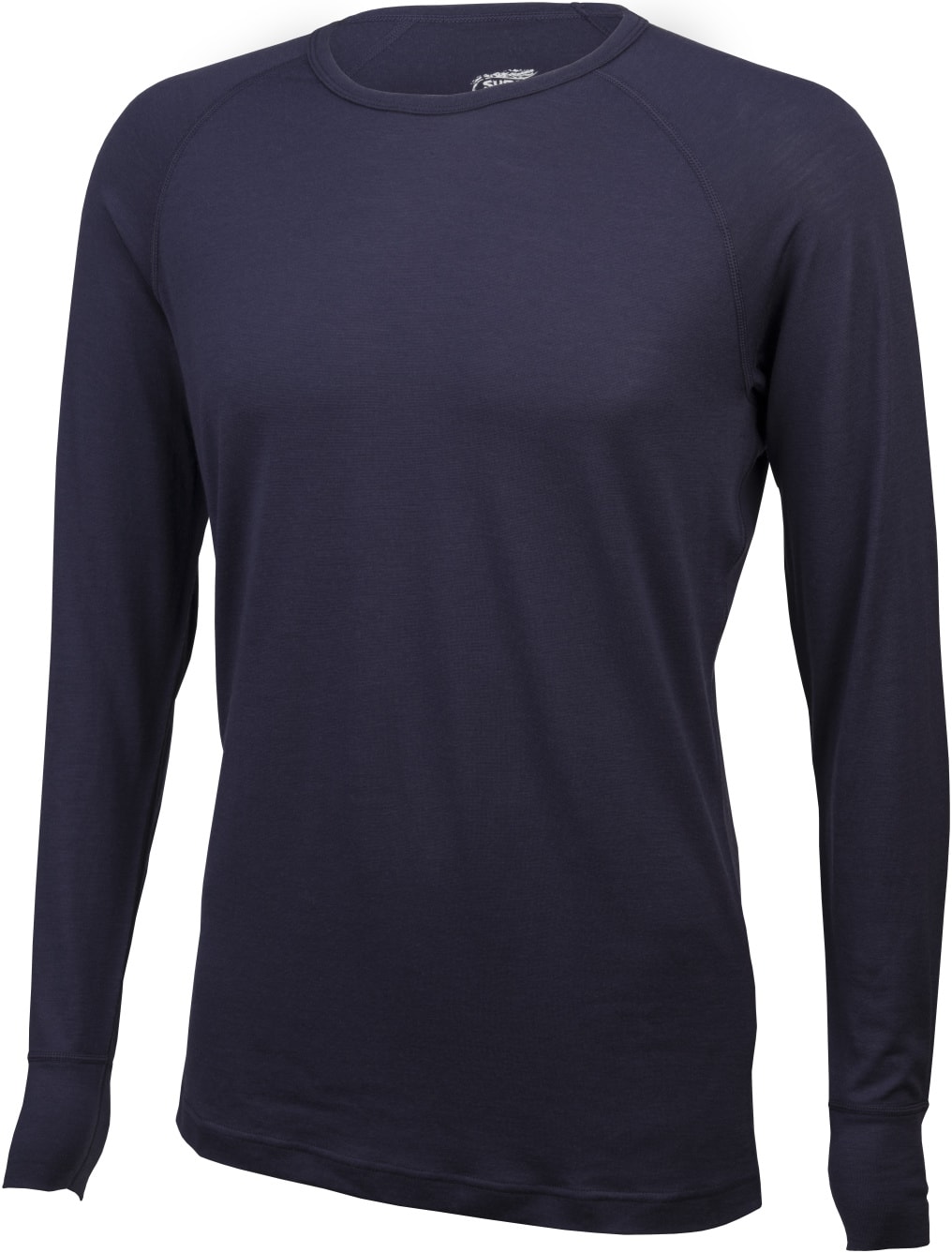 Surly Raglan long sleeve shirt - navy blue - front view
