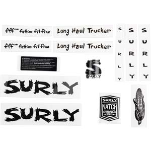 Surly Long Haul Trucker ステッカーセット、ブラック