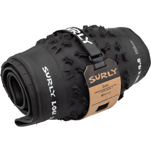 Surly Lou 26 x 4.8 120tpi フォールディングタイヤ - 販売パッケージ
