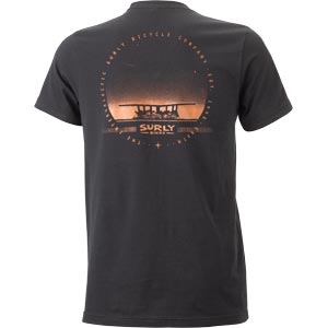 Surly Space Station メンズ Tシャツ、ブラック - 背面