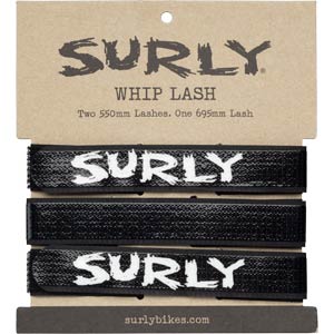 Surly  Whip Lash ストラップ、ブラック - 商品パッケージ